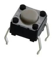 TACTILE SW, SPST-NO, 0.05A, 24VDC, 100GF