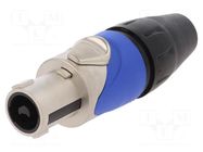 Connector: loudspeaker; plug; female; PIN: 2; for cable; 30A; 133V AMPHENOL