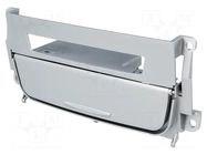 Radio frame; BMW; 2 DIN; silver ACV