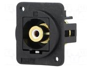 Coupler; RCA socket,both sides; FT; XLR standard; 19x24mm CLIFF