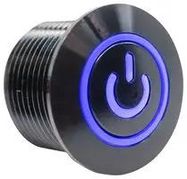 ANTI-VANDAL SW, SPST-NO-DM, 2A/36V, BLUE