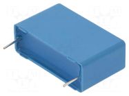 Capacitor: polypropylene; X2; 3.3uF; 305VAC; 18x33x31.5mm; THT EPCOS