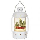 LED Christmas lantern, 19.5 cm, 3× AA, indoor, warm white, timer, EMOS