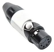 CONN, XLR AUDIO, PLUG, 5POS, CABLE