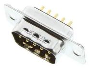 D-SUB CONN, PLUG, DE, 9P, PANEL