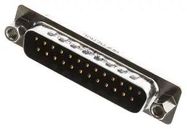 D-SUB CONN, PLUG, DB, 25P, PANEL