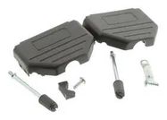 D SUB BACK SHELL, 180DEG, SIZE DB