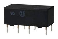 SIGNAL RELAY, DPDT, 12VDC, 2A, TH