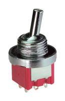 TOGGLE SWITCH, DPDT, 6A, 125VAC, PANEL