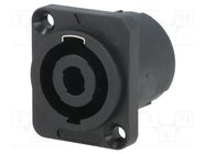 Socket; loudspeaker; male; PIN: 2; 30A; 133V; thermoplastic; SP; IP54 AMPHENOL