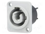 Connector: SpeakON; socket; male; PIN: 3; 25A; 250VAC; thermoplastic AMPHENOL
