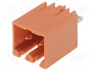 Pluggable terminal block; 3.5mm; ways: 2; straight; socket; male WEIDMÜLLER