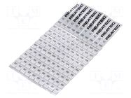 Agent: temperature indicator; 10pcs; Resol: 5÷8°C; ±1% REATEC