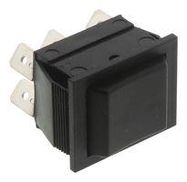 ROCKER SWITCH, DPDT, 16A, 250VAC, PANEL