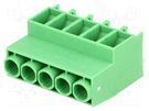 PCB terminal block; angled 90°; 6.35mm; ways: 5; on PCBs; 0.2÷4mm2 PHOENIX CONTACT