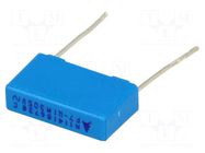 Capacitor: polypropylene; X2; 100nF; 5x10.5x18mm; THT; ±20%; 15mm EPCOS