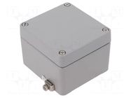 Enclosure: multipurpose; X: 75mm; Y: 80mm; Z: 57mm; ATEX; aluminium RAYCHEM RPG