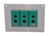 THERMOCPL CONN, W/PANEL, SOCKET, K, 3WAY