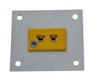 THERMOCPL CONN, W/PANEL, SOCKET, K, 1WAY