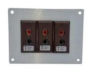 THERMOCPL CONN, W/PANEL, SOCKET, T, 3WAY