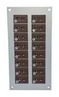 THERMOCPL CONN W/PANEL, SOCKET, T, 16WAY