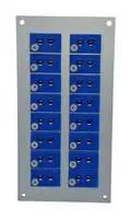 THERMOCPL CONN W/PANEL, SOCKET, K, 16WAY