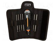 Kit: screwdrivers; Phillips,Pozidriv®,slot; 6.3mm; 1/4"; ERGO® BAHCO