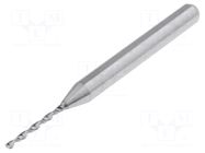 Drill bit; Ø: 0.95mm; L: 38.2mm; tungsten carbide; 1/8"; 3.175mm KEMMER PRAEZISION