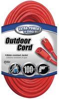 EXTENSION CORD NEMA5-15P/R, 50FT 15A RED