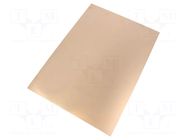 Laminate; FR4,fiberglass,epoxy resin; 1.5mm; L: 297mm; W: 210mm SOLDER PEAK