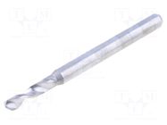 Drill bit; Ø: 2.45mm; L: 38.2mm; tungsten carbide; 1/8"; 3.175mm KEMMER PRAEZISION