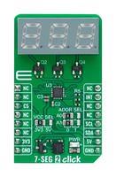 7-SEG 2 CLICK ADD-ON BOARD, I2C, 3.3V/5V