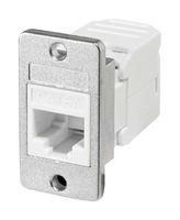 RJ45 CONN, JACK, UTP, 8P8C, 1PORT, PANEL