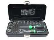 SOCKET TOOL SET, 1/4" DRIVE, 32PC