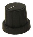 KNOB, D SHAFT, 6MM, NYLON