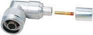 RF/COAXIAL, N PLUG, R/A, 50 OHM, CRIMP