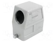 Enclosure for connectors: HDC; size 10B; for cable; Han® B; IP65 HARTING