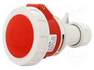 Connector: AC supply 3-phase; plug; female; 16A; 400VAC; IEC 60309 PAWBOL
