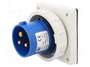 Connector: AC supply; socket; male; 16A; 400VAC; IEC 60309; IP67 PAWBOL
