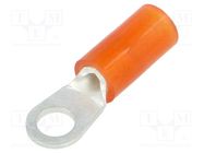 Tip: ring; M3,5; Ø: 3.7mm; 0.5÷1.5mm2; crimped; for cable; insulated JST