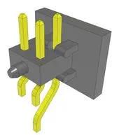 CONN, R/A HEADER, 4POS, 2ROW, 2MM, SMT