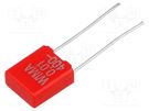 Capacitor: polyester; 10nF; 200VAC; 400VDC; 5mm; ±5%; 3.5x8.5x7.2mm WIMA