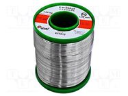 Soldering wire; tin; Sn96,3Ag3,7; 1.5mm; 1kg; lead free; reel; 3% CYNEL