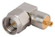 RF COAXIAL CONN, SMA R/A PLUG, 50 OHM