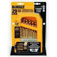 29 Piece Titanium Drill Bit Set