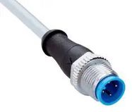 SENSOR/ACTR CBL, 4P/M12 PLUG-FREE END/2M