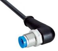 SENSOR/ACTR CBL, 4P/M12R/A PLUG-FREE END