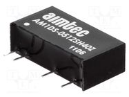 Converter: DC/DC; 1W; Uin: 4.5÷5.5V; Uout: 12VDC; Iout: 83mA; SIP7 AIMTEC