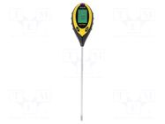 Meter: pH; LCD; 3,5÷9,0pH; Dim: 122x63x36mm; Unit: °C,°F AXIOMET