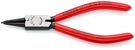 KNIPEX 44 11 J0 SB Circlip Pliers for internal circlips in bore holes plastic coated black atramentized 140 mm (self-service card/blister)